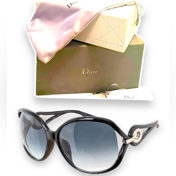 Christian Dior NIB Volute 2F Sunglasses Dior Box, Sunglasses Case, Cloth & Tags - Picture 1 of 15
